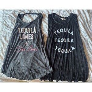Express One Eleven Tequila Tank Top Bundle Size M Summer Party Tops